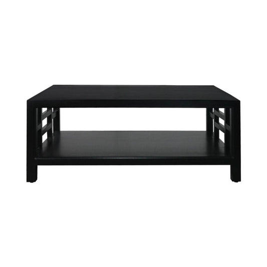 FABRIZIO MINDI WOOD COFFEE TABLE IN BLACK - MyChocolateWood