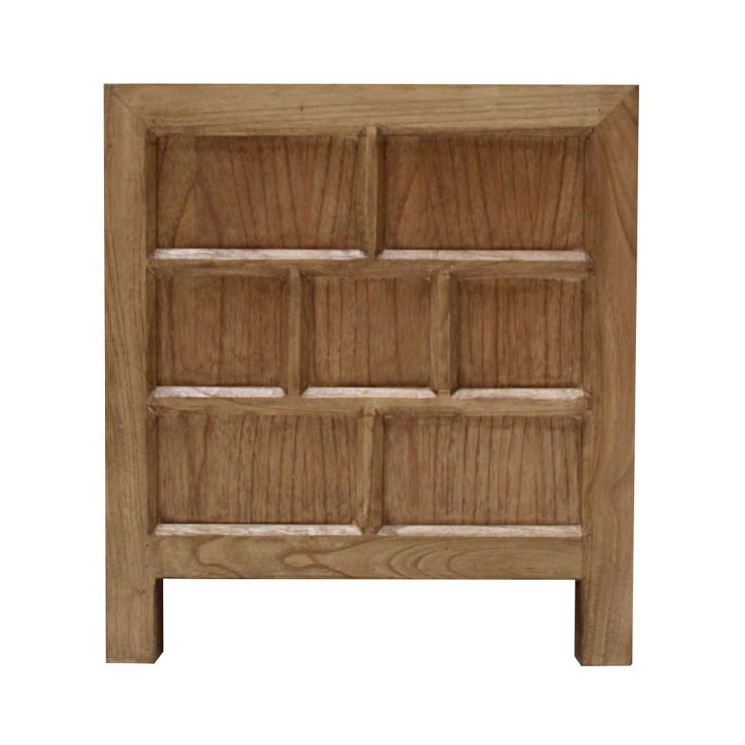FABRIZIO MINDI WOOD TV UNIT 3 DRAWERS IN MINDI BROWN - MyChocolateWood