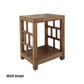 FABRIZIO SIDE/LAMP TABLE IN MINDI BROWN - MyChocolateWood