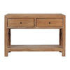 FABRIZIOS CONSOLE TABLEHALL TABLE 2 DRAWERS IN MINDI BROWN