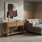FABRIZIOS CONSOLE TABLEHALL TABLE 2 DRAWERS IN MINDI BROWN - MyChocolateWood