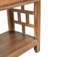 FABRIZIOS CONSOLE TABLEHALL TABLE 2 DRAWERS IN MINDI BROWN - MyChocolateWood