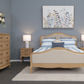 FAIRFAX SOLID OAK KING BEDROOM SUITE - KING BED + TALLBOY + 2 X BEDSIDE TABLES - MyChocolateWood