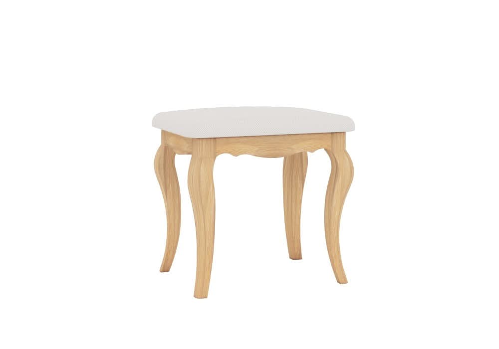 FAIRFAX SOLID RUSTIC OAK DRESSING TABLE STOOL - MyChocolateWood