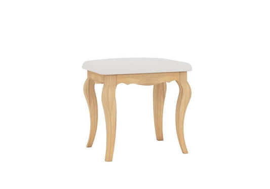 FAIRFAX SOLID RUSTIC OAK DRESSING TABLE STOOL - MyChocolateWood