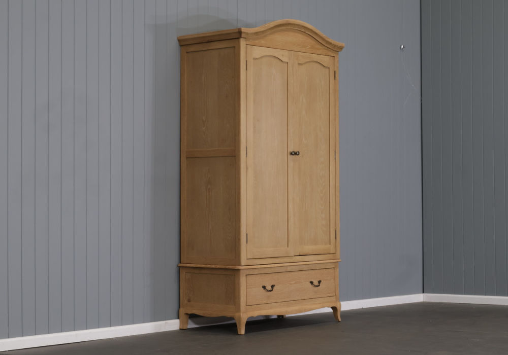FAIRFAX SOLID RUSTIC OAK WARDROBE NATURAL - MyChocolateWood