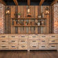 FAIRMONT BUFFET IN RECYCLED ELM 3 DOORS & 3 DRAWERS - MyChocolateWood