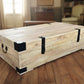 FAIRMONT RECYCLED ELM TRUNK/COFFEE TABLE 160CM IN NATURAL - MyChocolateWood