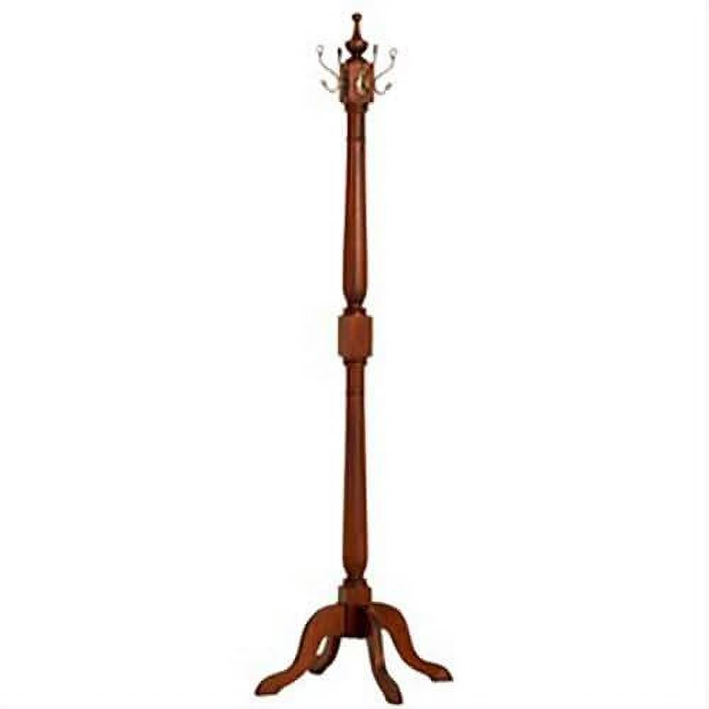 Farrin Solid Mahogany Timber Coat Hanger - Mahogany
