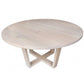 FELLINI ROUND DINING TABLE IN SOLID TASSIE OAK 120CM AUSTRALIAN CUSTOM MADE TO ORDER - MyChocolateWood