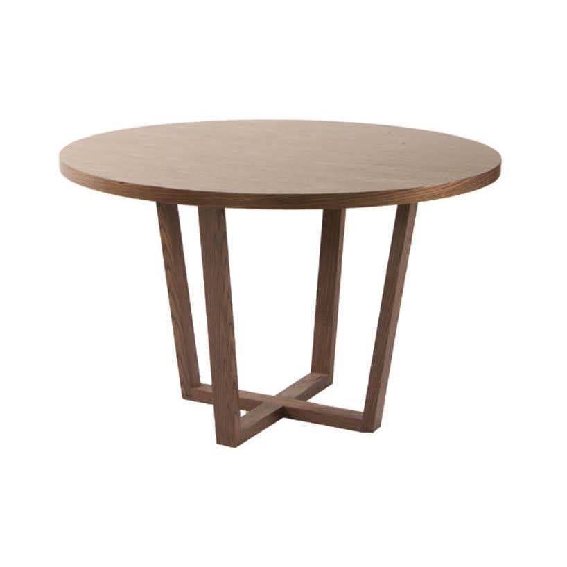 FELLINI ROUND DINING TABLE IN SOLID TASSIE OAK 120CM AUSTRALIAN CUSTOM MADE TO ORDER - MyChocolateWood