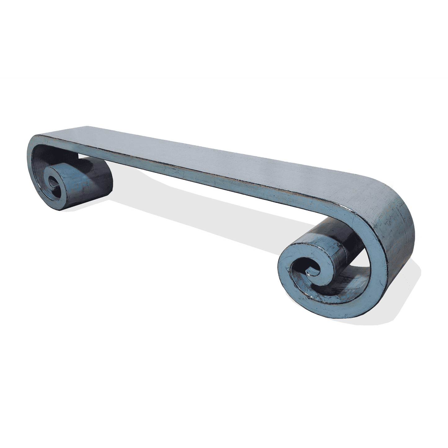 FELONG CHINESE STYLE BENCH CURVED LEGS IN OCEAN BLUE - MyChocolateWood