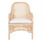 FENDI HAMPTONS DINING CHAIR IN LIGHT RATTAN - MyChocolateWood
