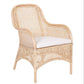 FENDI HAMPTONS DINING CHAIR IN LIGHT RATTAN - MyChocolateWood