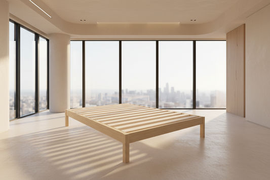 FERGUSON SOLID VIC ASH SUPER KING BACHELOR BED MADE TO ORDER - MyChocolateWood