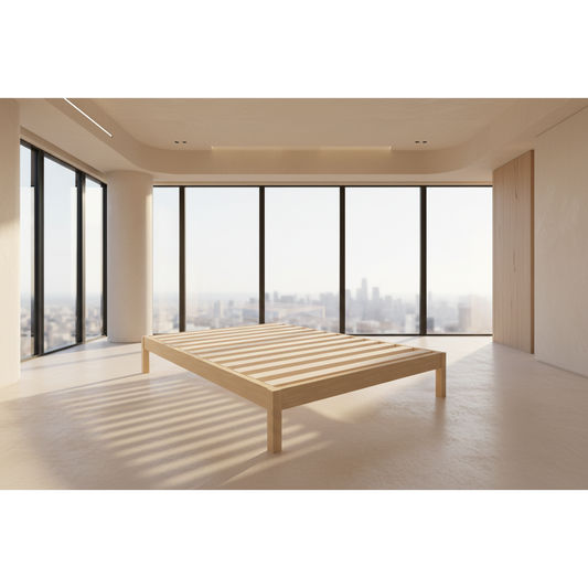 FERGUSON SOLID VIC ASH SUPER KING BACHELOR BED MADE TO ORDER - MyChocolateWood