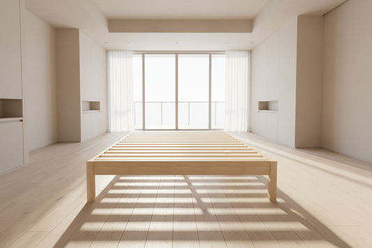 FERGUSON SOLID VIC ASH SUPER KING BACHELOR BED MADE TO ORDER - MyChocolateWood