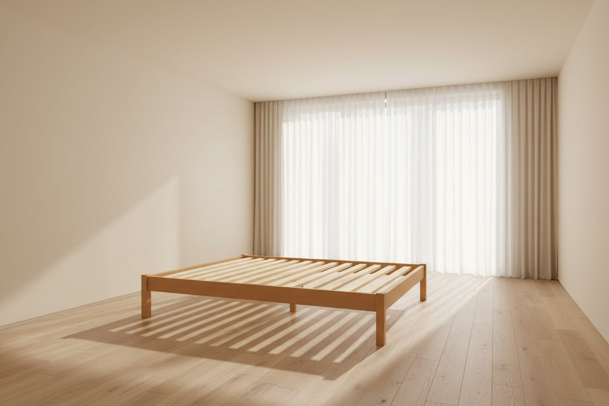 FERGUSON SOLID VIC ASH SUPER KING BACHELOR BED MADE TO ORDER - MyChocolateWood