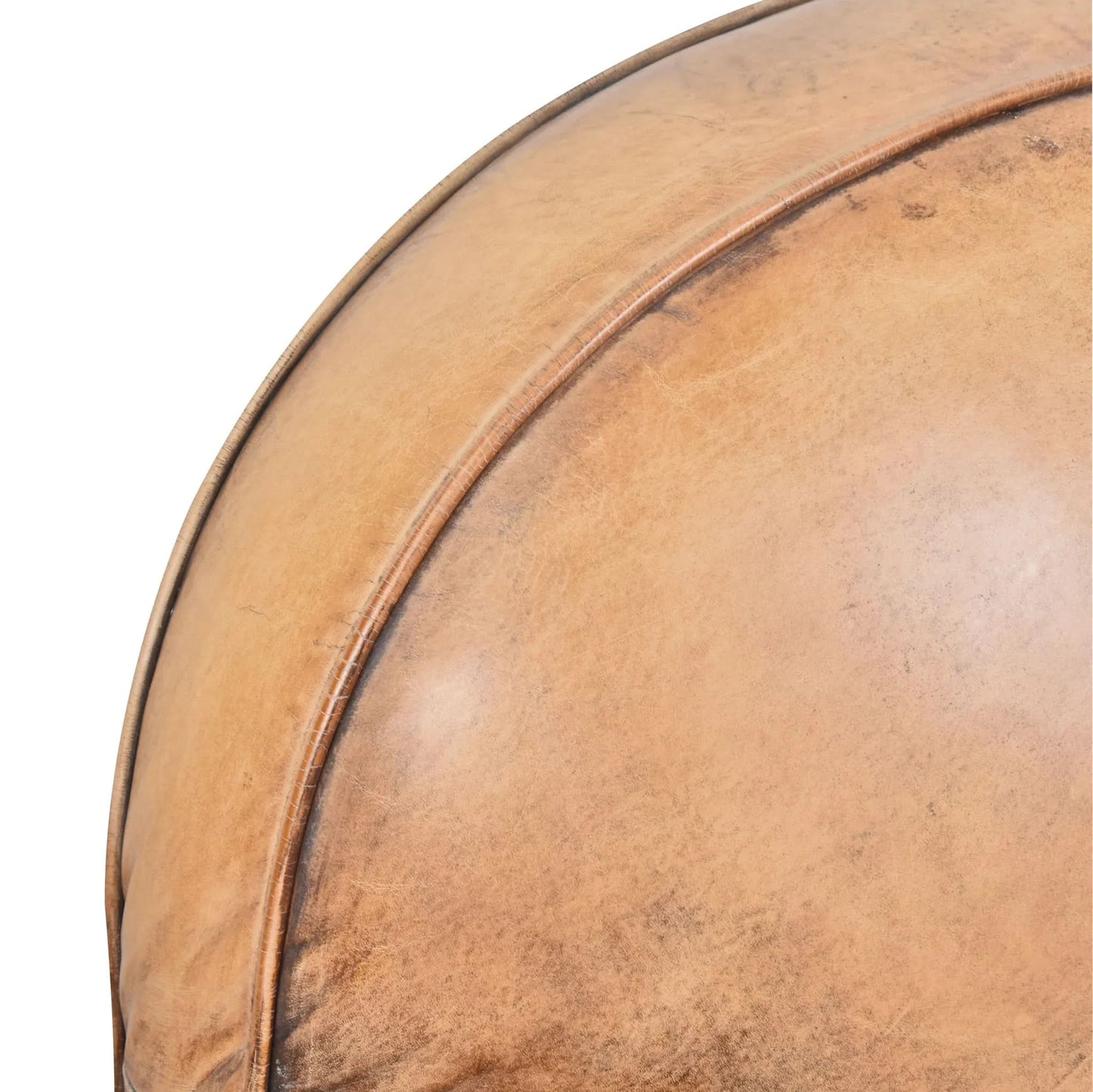 FERNANDO VINTAGE LEATHER SWIVEL CHAIR - MyChocolateWood