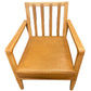 FINN LEATHER BUCKLE ARMCHAIR IN COLOMBIA BROWN - MyChocolateWood