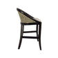 Southampton Hamptons Counter Stool in Black Shadow side