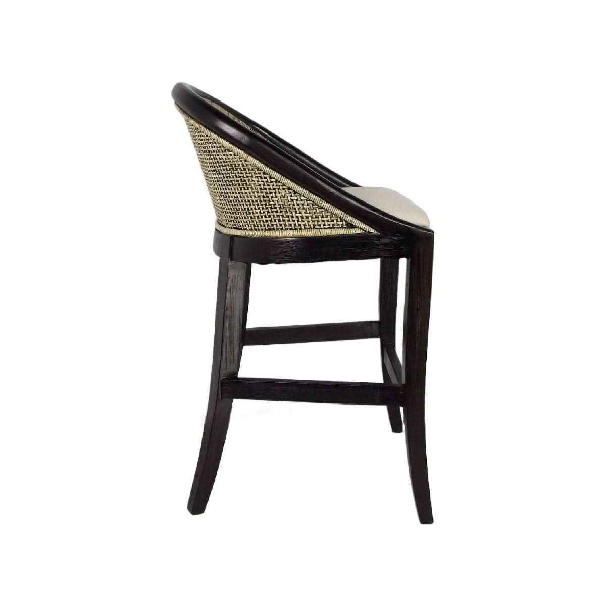 Southampton Hamptons Counter Stool in Black Shadow side
