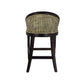 Southampton Hamptons Counter Stool in Black Shadow angle