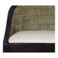 Southampton Hamptons Counter Stool in Black Shadow seat detail