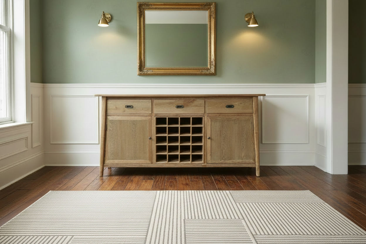 FITAN SOLID OAK SIDEBOARD/BUFFETW/ 20 BOTTLE WINE RACK 3 DRAWER 2-DOOR 180CM - MyChocolateWood