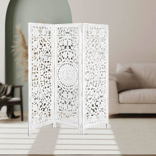 FLEMINGTON SCREEN 150X 2.4 X 180CM IN ANTIQUE WHITE - MyChocolateWood
