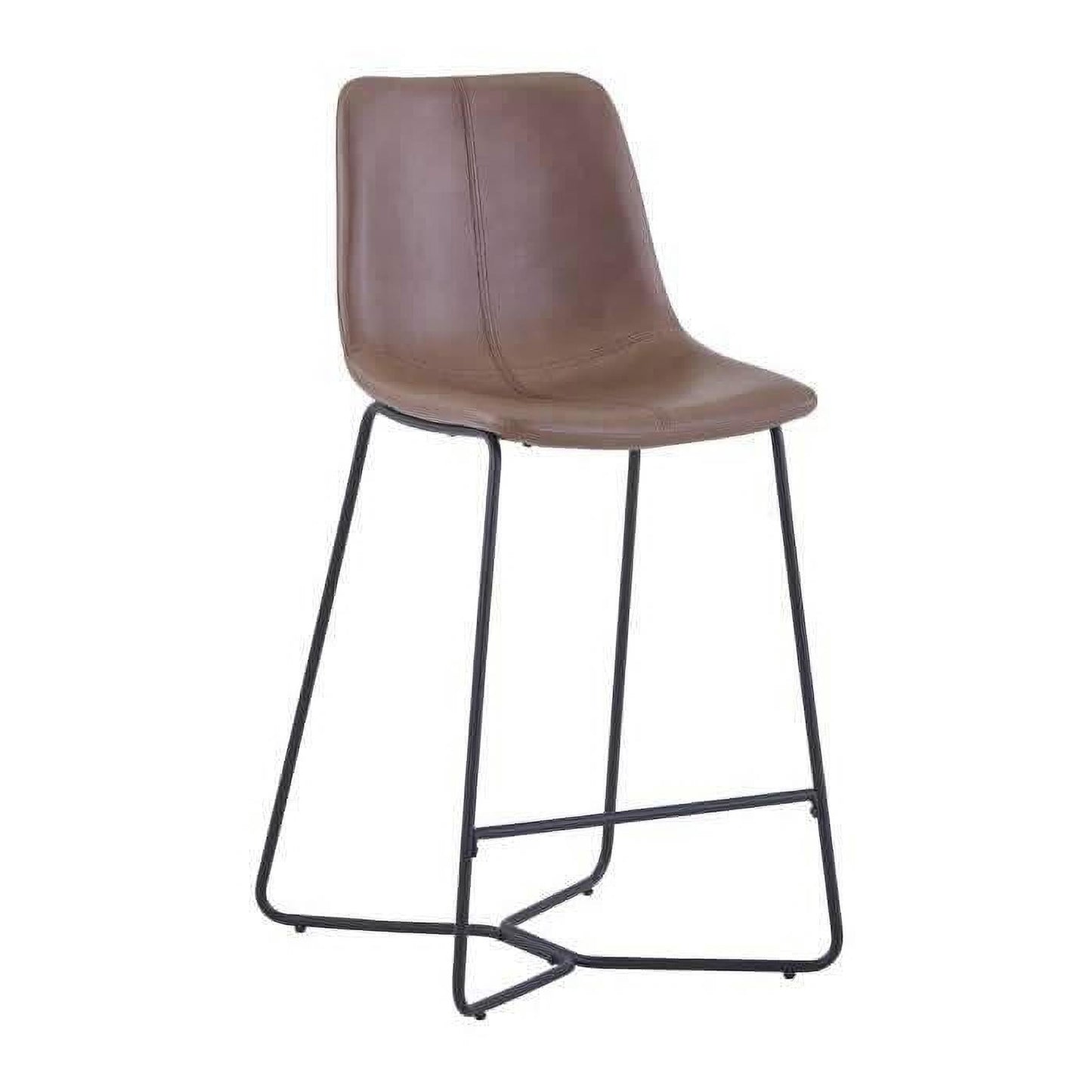 FLORIDA BAR STOOL METAL LEGS BROWN