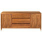 FLORINA BLACKWOOD BUFFET/SIDEBOARD 2 DOORS 3 DRAWERS NATURAL 180CM - MyChocolateWood