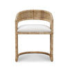 FORSTER  HAMPTON RATTAN DINING CHAIR  IN NATURAL OR WHITE - MyChocolateWood