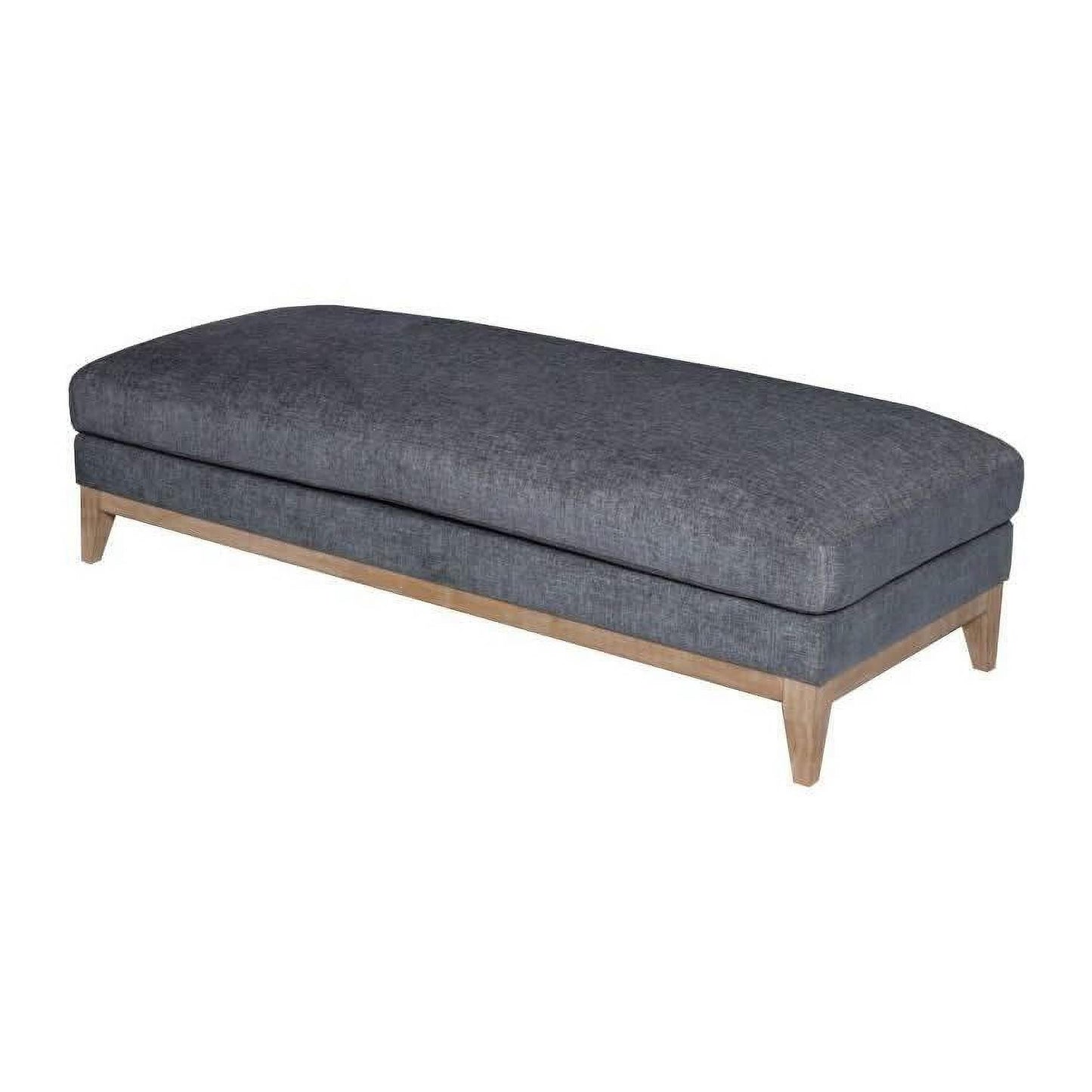 FREYA LARGE OTTOMAN IN DARK GREY