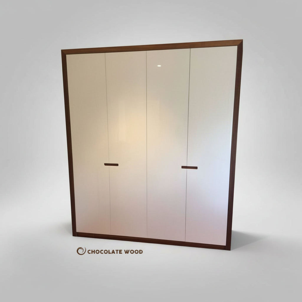 FRIEDELS TASSIE OAK WARDROBE WITH 4 DOORS - CUSTOM MADE - MyChocolateWood