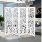 FUREND ROOM DIVIDER SOLID MANGO WOOD180 X 200 IN WHITE - MyChocolateWood