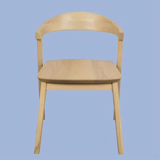 FYNN SOLID OAK DINING CHAIRS IN NATURAL SET OF 2 - MyChocolateWood