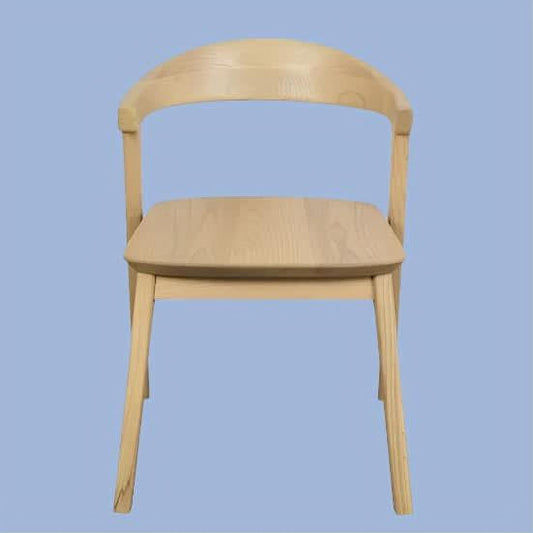FYNN SOLID OAK DINING CHAIRS IN NATURAL SET OF 2