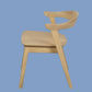 FYNN SOLID OAK DINING CHAIRS IN NATURAL SET OF 2 - MyChocolateWood