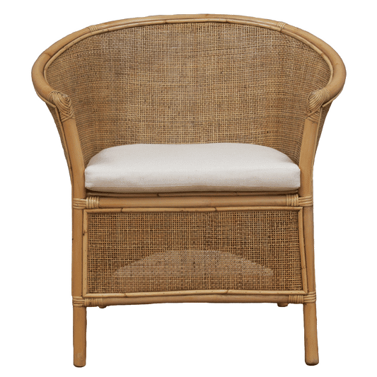 GALILEO RATTAN ARMCHAIR LOUNGE CHAIR - MyChocolateWood