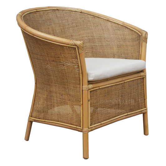 GALILEO RATTAN ARMCHAIR LOUNGE CHAIR - MyChocolateWood