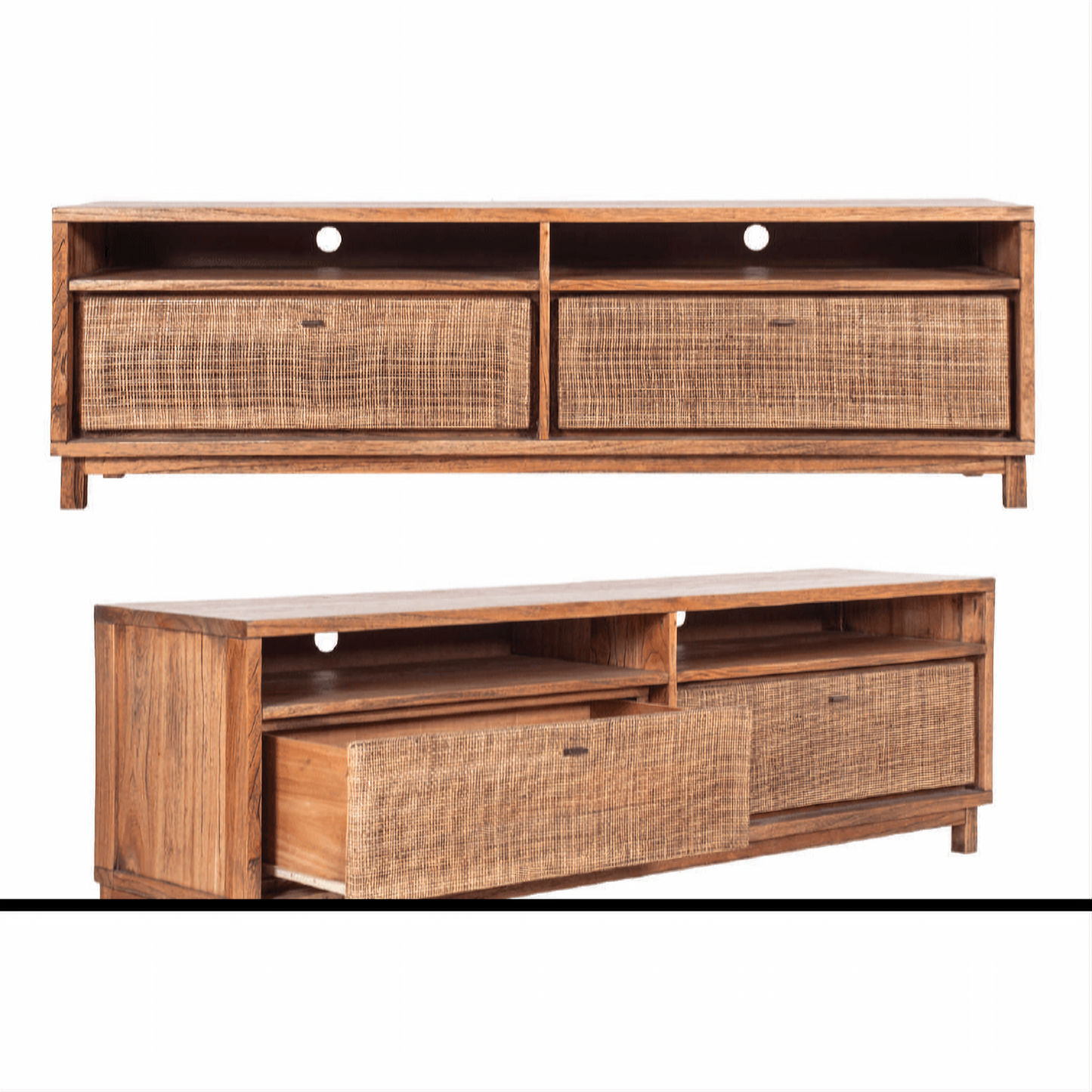 GALILEO TV UNIT IN MINDI WOOD 180CM