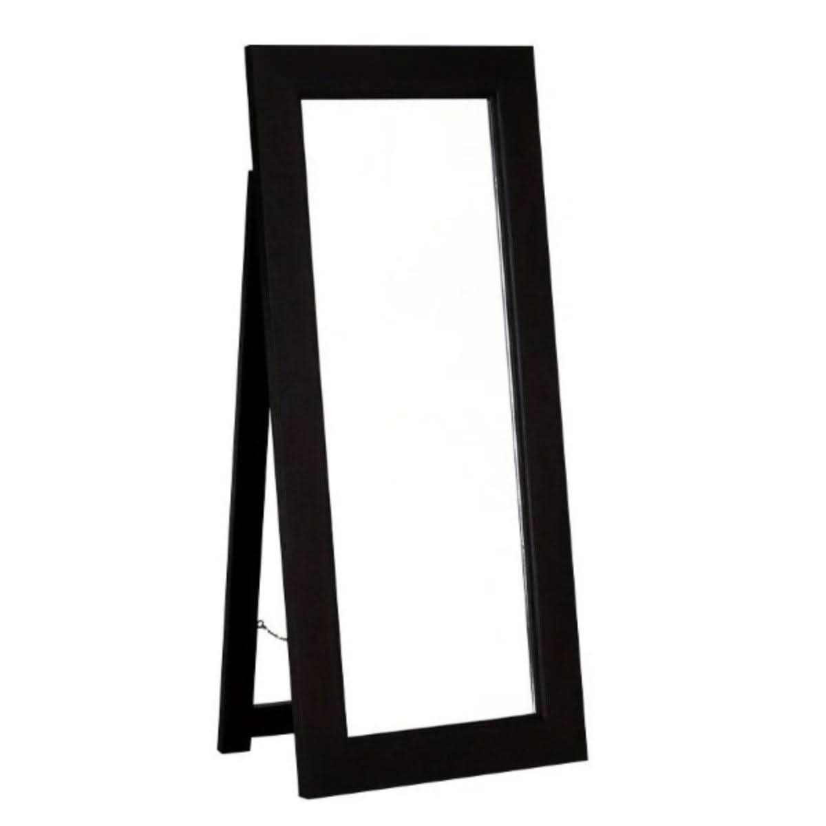 GARDINER SOLID MAHOGANY TIMBER FRAME FREE STANDING MIRROR IN CHOCOLATE - MyChocolateWood