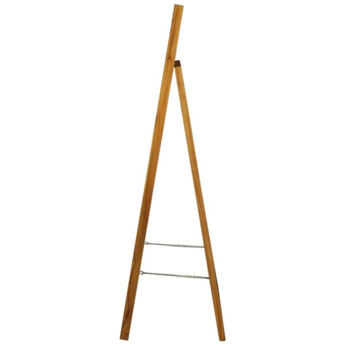 GARDINER SOLID MAHOGANY TIMBER FRAME FREE STANDING MIRROR IN LIGHT PECAN - MyChocolateWood