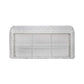 GASCONI 3-SEATER OUTDOOR ARMLESS SOFA WHITE FRAME/GREY CUSHIONS - MyChocolateWood