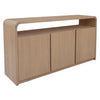Gatsby Solid Mindi Timber 3-Door Buffet / Sideboard 150cm in Natural - Chocolate Wood