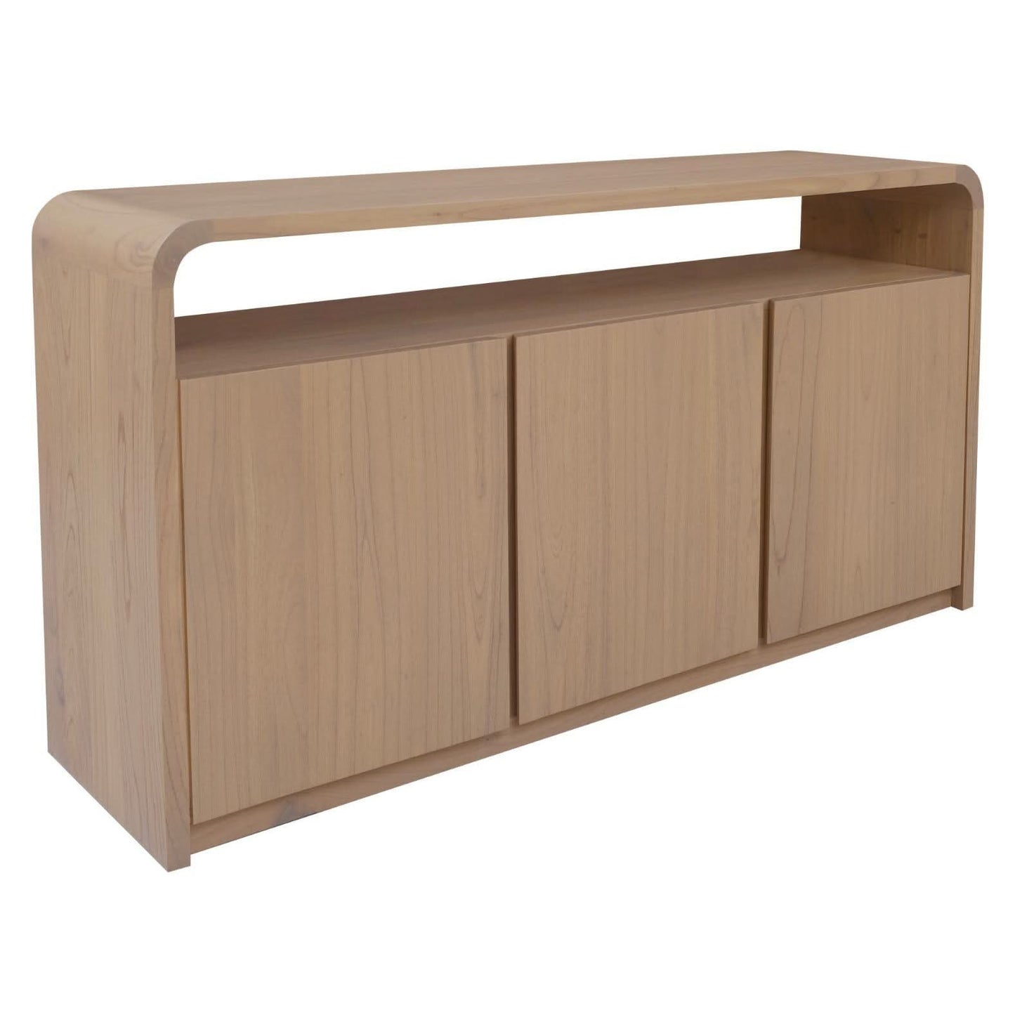 Gatsby Solid Mindi Timber 3-Door Buffet / Sideboard 150cm in Natural - Chocolate Wood