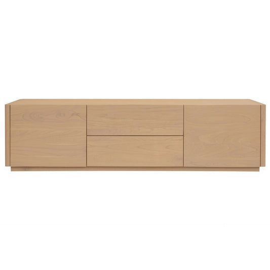 GATSBY MINDI WOOD 2 DOOR 2 DRAWER TV UNIT ETU NATURAL 190CM - MyChocolateWood