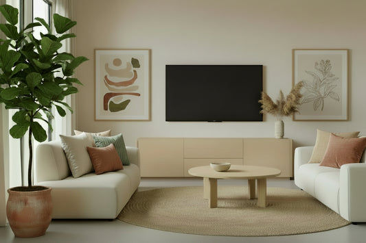 GATSBY MINDI WOOD 2 DOOR 2 DRAWER TV UNIT ETU NATURAL 190CM - MyChocolateWood
