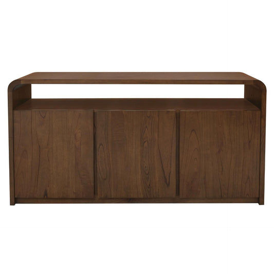 GATSBY MINDI WOOD 3 DOOR BUFFET/SIDEBOARD, WALNUT 150CM - MyChocolateWood